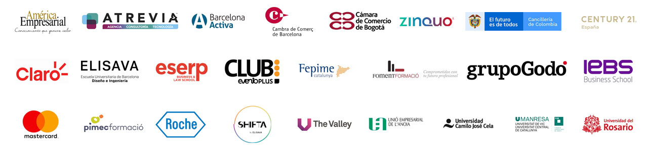 logos de empresas para las que ha trabajado Juanita Acevedo